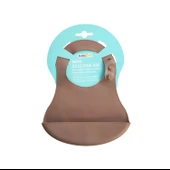 Babyjem Mini Silikon Önlük Latte thumbnail 5