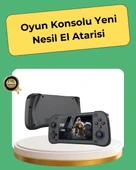 Retro ve Modern Oyun Destekli Taşınabilir Konsol 64GB Kart Dahil - 1