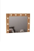 DF06101 Raflı Dekoratif Kulis Işıklı Duvar Aynası Makyaj Aynası thumbnail 9