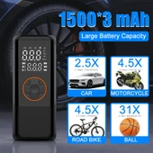 Dijital Ekran CZK-D02 Dijital Ekranlı Lastik Şişirme Hava Pompası - 2