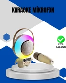 Kablosuz Mikrofonlu Astronot Tasarım Bluetooth Speaker Karaoke - 1