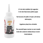 Gri Renk (220 Gr) Hazır Derz Dolgu Fayans Seramik Mermer Yer Duvar için Tamir Derz Yenileme Dolgusu thumbnail 4