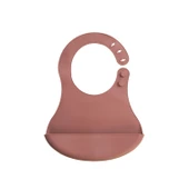 Babyjem Mini Silikon Önlük Mocha - 1