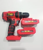 Zhltools 24 V 5 Ah Çelik Şanzuman Bakır Sargılı Çift Akülü Şarjlı Matkap Vidalama 27 Parça Set thumbnail 2