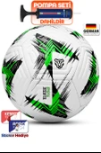Profesyonel Futbol Topu 2025 Avrupa Pompalı Sert Zemin Halı Saha Futbol Topu No5 Yeşil 525 thumbnail 1