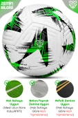Profesyonel Futbol Topu 2025 Avrupa Pompalı Sert Zemin Halı Saha Futbol Topu No5 Yeşil 525 thumbnail 5