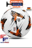Profesyonel Futbol Topu 2025 Avrupa Pompalı Sert Zemin Halı Saha Futbol Topu No5 Turuncu 525 thumbnail 1