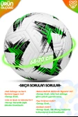 Profesyonel Futbol Topu 2025 Avrupa Pompalı Sert Zemin Halı Saha Futbol Topu No5 Yeşil 525 thumbnail 4