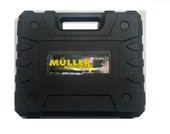 Zhltools 24 V 5 Ah Çelik Şanzuman Bakır Sargılı Çift Akülü Şarjlı Matkap Vidalama 27 Parça Set thumbnail 4