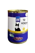 Saygın Pet Paw Paw Parça Etli Jelli Tavuklu Kedi Konservesi 400 gr 12 Adet - 1
