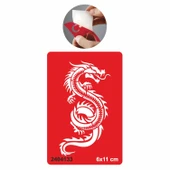 Anakonda Dragon Yılan Tattoo Geçici Dövme Şablonları Kına Kalıpları thumbnail 1