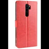 Joy Tekno Xiaomi Redmi Note 8 Pro Kılıf Trend S Plus Kapaklı Kılıf - Kırmızı - 2