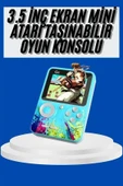 Çocuklara Özel 4K HD Retro Oyun Konsol El Atari Taşınabilir 500 Oyunlu - 2