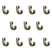 Tekli Anahtar, Bijuteri, Vitrin, Dekor Askısı - Nikel, 10x18x22 Mm thumbnail 2