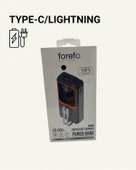 20.000 mAh Powerbank – 22.5W Hızlı Şarj, Çok Kablolu, Dijital Göstergeli thumbnail 3