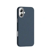 Apple iPhone 16 Kılıf M-safe Şarj Özellikli Karbon Fiber Görünümlü Zore Gros Kapak - 10