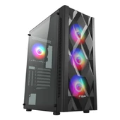 FSP CMT595AL 850W 80+ Bronz USB 3.2 RGB eATX Mid Tower Siyah Kasa thumbnail 1