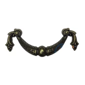 Dekoratif Zamak Üzümlü Kulp - 64mm, Antik, 100 Adet - 1