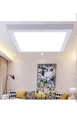 Viesteknoloji 24W Kare Tavana Sıfır Led Plofenyer Avize Armatür Banyo Tuvalet Balkon Led Glop Armatürü Beyaz Işık thumbnail 1