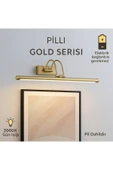 luxshome Pilli Gold Gün Işığı Salon Duvar Apliği Banyo Aydınlatma Ayna Üstü Led Tablo Aplik Loş Işık 3000K thumbnail 4