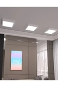 luxshome Tavana Sıfır Kare Led Panel Spot Lamba Glop Aplik Armatür Avize 6500k Beyaz Renk Wc Banyo Balkon thumbnail 3