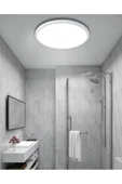 luxshome Ledli Tavan Lambası Tuvalet Banyo Balkon Koridor Aydınlatma Avize Aplik 6500k Beyaz Işık 25cm Çap thumbnail 2