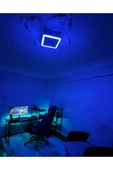 Viesteknoloji Modern Ledli Avize Tavana Sıfır Led Avize Panel Üç Renkli 24cm Çaplı Yüksek Işık Güçlü 18+6w thumbnail 5