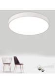 luxshome Modern Tavana Sıfır Yuvarlak Led Plofenyer Panel Spot Lamba Glop Aplik Armatür Avize 3200k Sarı Işık thumbnail 1
