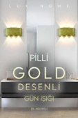 Voxify Pilli Gold Desenli Gün Işığı Duvar Apliği Banyo Aydınlatma Ayna Üstü Led Tablo Aplik Loş Işık 3000k thumbnail 1