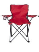 Mandella Rejisör Kamp Sandalyesi Piknik, Plaj, Balıkçı,Bahçe,Balkon Sandalyesi Kırmızı (1 Adet) thumbnail 2