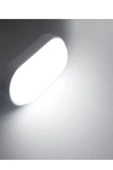 primelux Led Su Ve Nem Geçirmez 20w Beyaz Kasa Beyaz Işık 6500k Oval Banyo Balkon Iç Ve Dış Mekan Aydınlatma thumbnail 4