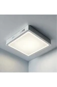 luxshome Tavana Sıfır Kare Led Panel Lamba Glop Aplik Armatür Avize Gün Işığı Renk Koridor Balkon Hol 20x20 thumbnail 6