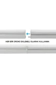 Viesteknoloji Mutfak Tezgah Altı Dekoratif Led Aydınlatma Armatür 30cm Beyaz Işık thumbnail 4