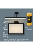luxshome Pilli Mat Gün Işığı Kuğu Aplik Ayna Üstü Aydınlatma Duvar Tablo Aydınlatma Dekorasyon A+ - 2
