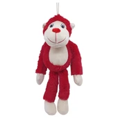 Peluş Maymun 40 cm - Yumuşak Peluş - G5501 - Kırmızı - 2