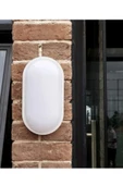 primelux Led Su Ve Nem Geçirmez 20w Beyaz Kasa Beyaz Işık 6500k Oval Banyo Balkon Iç Ve Dış Mekan Aydınlatma thumbnail 1