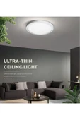 luxshome Modern Ledli Avize Tavana Sıfır Salon Mutfak Oturma Odası Avize Panel Light 6400k Beyaz Işık thumbnail 4
