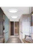 luxshome Modern Tavana Sıfır Led Plofenyer Avize Armatür Aplik 6500K Beyaz Işık Yuvarlak Tavan Aydınlatma - 4