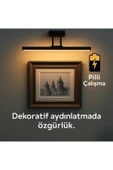 luxshome Pilli Mat Gün Işığı Kuğu Aplik Ayna Üstü Aydınlatma Duvar Tablo Aydınlatma Dekorasyon A+ - 4