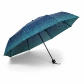 CCL Manuel Kısa 8 Telli Pongee Kumaş Desenli Şemsiye (103G-1) GKH thumbnail 2