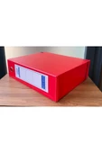 İzge PP ARŞİV PROJE KUTUSU 30 X 29 X 10 - 10LU PAKET KIRMIZI - 1