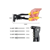 Perçin Tabancası Araç Koltuk Mobilya Perçin Hediyeli thumbnail 2