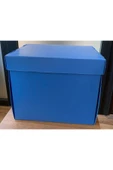 İzge İzge Klasör Arşivleme Dosyası Kapaklı Mavi 41 X 29 X 35 50li Paket (PP) - 2