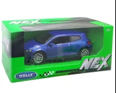 WELLY Koleksiyon 1 / 24 Ölçek VW Scirocco Mavi Model Metal Araba thumbnail 3