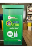 İzge SIFIR ATIK GERİ DÖNÜŞÜM KUTUSU 4LÜ x2 SET(8 ADET) - 3