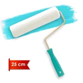 Dekor-1064 Kadife 5cm Orta Çap 7 mm Tüylü Saplı Vernik Rulosu 25 cm thumbnail 1