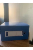 İzge İzge Arşiv ve Proje Klasörü 29 x 36 x 20 Mavi 25Li Paket - 4