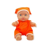 Kıyafetli Et Bebek 35 cm - LMN208 - Turuncu - 1