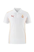 Galatasaray Orijinal Lisanslı A-Takım UV Basklı Kutu İçi Kişiye Özel Polo Yaka Beyaz T-Shirt - 2