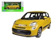 WELLY Koleksiyon 1 / 24 Ölçek Fiat 500L Sarı Model Metal Araba thumbnail 6